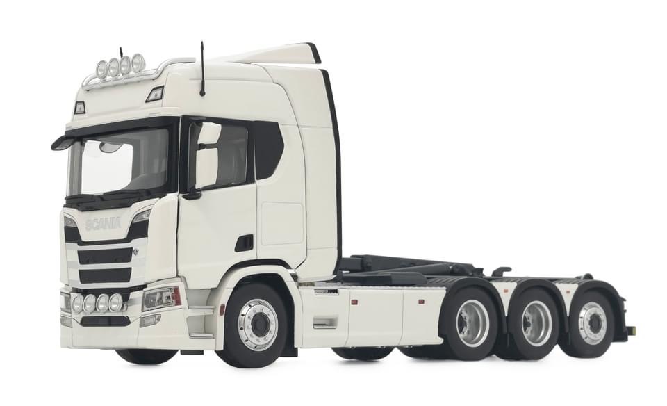 Scania R500 Truck with Meiller Hooklift White - 1:32